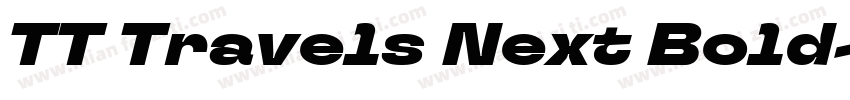 TT Travels Next Bold字体转换